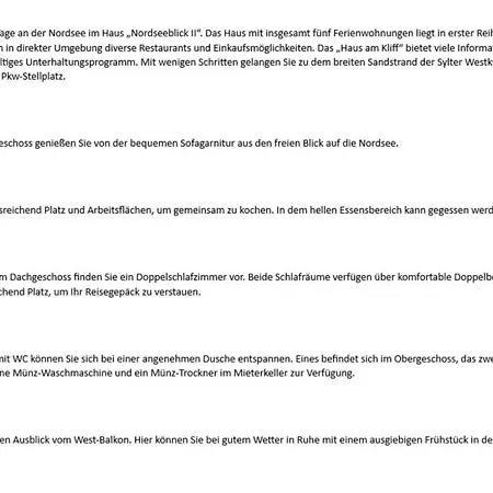 Nordseeblick Ii - Duenenstr 21, App 5 *