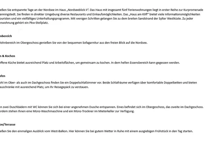Nordseeblick Ii - Duenenstr 21, App 5 *